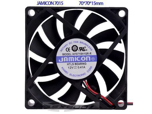 Alt view image 3 of 6 - KF0715H1SR-R New original JAMICON 7015 12V 0.41A 7CM cooling fan