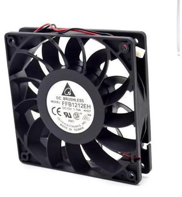 Alt view image 2 of 6 - 1pcs FFB1212EH 12V 1.74A 12CM 12025 dual ball bearing cooling fan violence 120*120*25mm