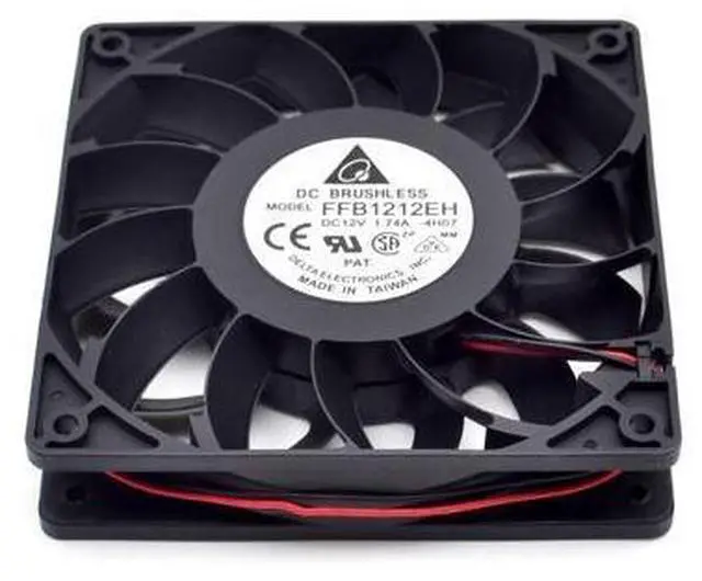 Alt view image 6 of 6 - 1pcs FFB1212EH 12V 1.74A 12CM 12025 dual ball bearing cooling fan violence 120*120*25mm