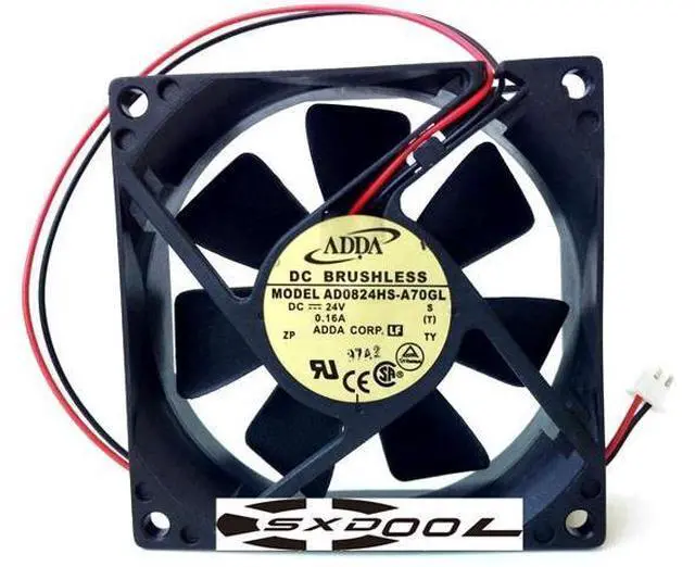Main image of New original ADDA AD0824HS-A70GL 8CM 8025 24V 0.16A cooling fan