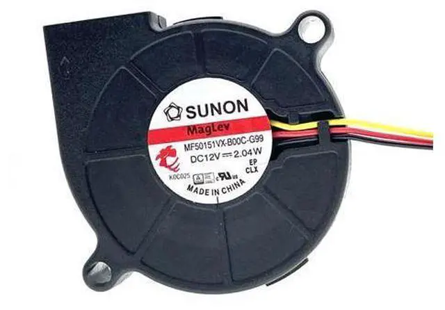 Main image of NEW original SUNON MF50151VX-B00C-G99 DC12V 2.04W hole pitch 58mm 5015 fan 50mm X15mm blower cooling fan