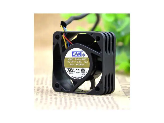 Alt view image 3 of 5 - AVC DA04015B12U 12V 0.75A 4CM 4015 CPU High Volume Fan
