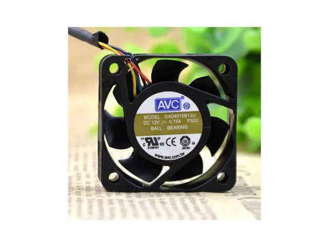 Alt view image 2 of 5 - AVC DA04015B12U 12V 0.75A 4CM 4015 CPU High Volume Fan