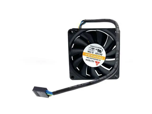 Alt view image 4 of 4 - set of 2 fans For Slim PC Computer Y.S.Tech FD127010LB-H FD127010LB 7010 Slim 70x70x10mm 70mm 7CM 4Pin Ball Bearing Cooling Fan