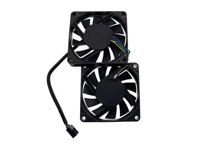 Alt view image 3 of 4 - set of 2 fans For Slim PC Computer Y.S.Tech FD127010LB-H FD127010LB 7010 Slim 70x70x10mm 70mm 7CM 4Pin Ball Bearing Cooling Fan