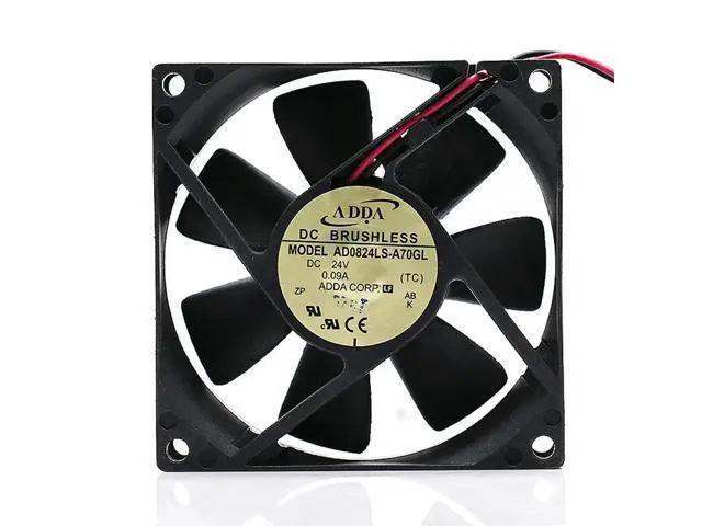 Alt view image 4 of 4 - Adda AD0824LS-A70GL 8025 24V 0.09A 8CM cm Mute Converter Cooling Fan