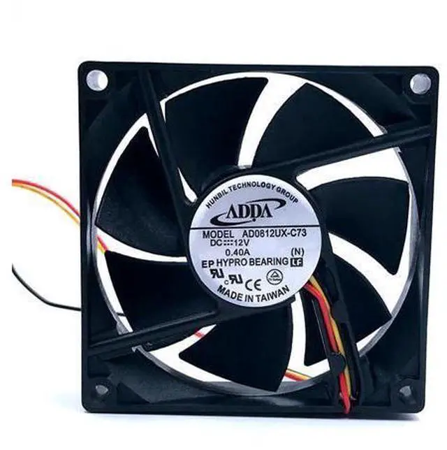 Main image of New ADDA AD0812UX-C73 8cm 8020 80*80*20mm DC12V 0.40A server inverter cooling fan