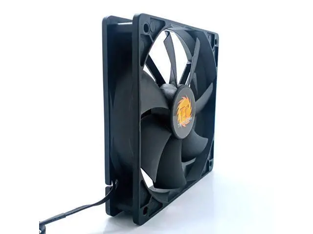 Alt view image 3 of 4 - for Thermaltake tt-1225 12cm Desktop Computer CPU Water Cooled Matte Fan Ultra Silent 3-pin 3P Mute Quiet Case Cooling Fans