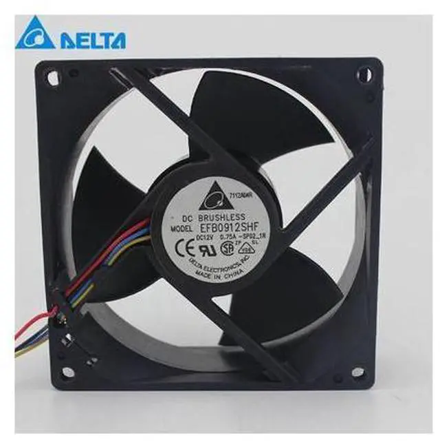 Main image of 1pcs EFB0912SHF 12V 0.75A 9032 9CM 90*90*32mm 4 line winds of double ball bearing fan