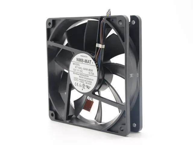Alt view image 3 of 6 - NMB-MAT 4710KL-04W-B56 12cm 12025 120mm DC 12V 0.72A 4-wire PWM case cooling fan