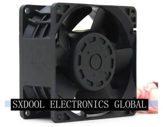 Alt view image 2 of 4 - Original DELTA PFC0812DE 8038 12V 3.30A 4 line 4-pin double bearing violence cooling fan