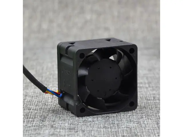 Alt view image 3 of 5 - Delta ORIGNAL 40*28MM TFB0412EHN 12V 0.87A 4 wires 4 Pins case fan,switch ,print cpu cooler