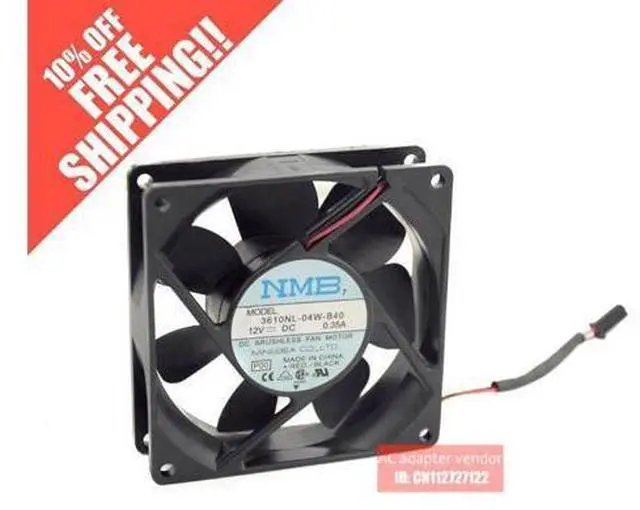 Main image of NMB 3610NL-04W-B40 9CM 9025 12v 0.35a wind capacity fan