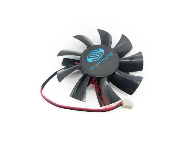 Alt view image 2 of 3 - For ARX FS1280-A1842C DC 12V Dia. 75mm C.T.C 40mm 2-Wire Server Frameless Fan