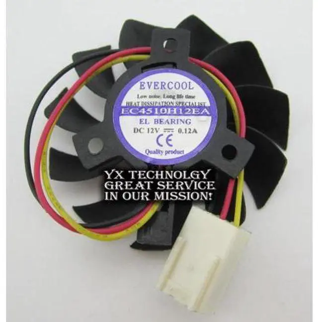 Main image of video card fan EC4510H12EA DC12V 0.12A Graphics card cooling fan Blade diameter of 40mm 20mm pitch