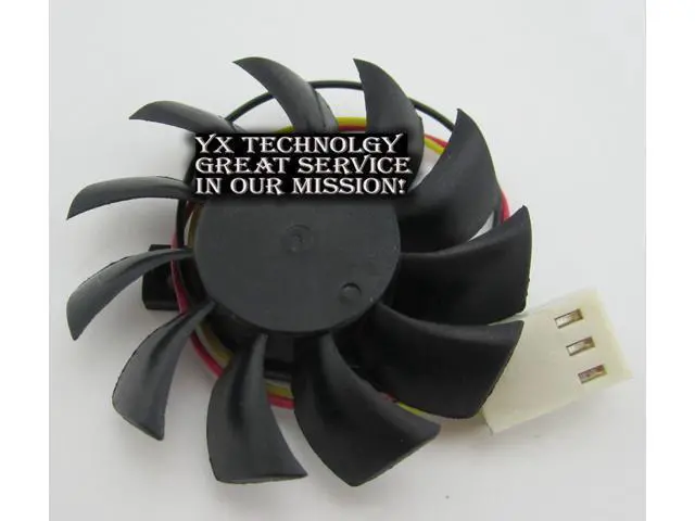 Alt view image 4 of 4 - video card fan EC4510H12EA DC12V 0.12A Graphics card cooling fan Blade diameter of 40mm 20mm pitch