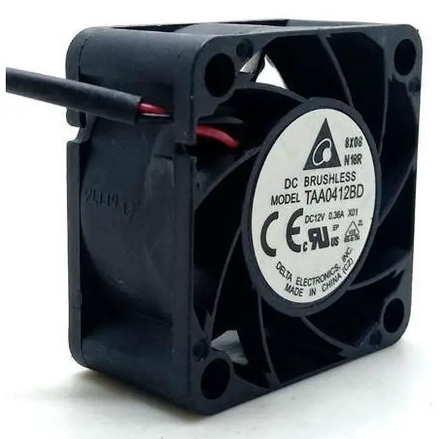 Main image of 4020 cooling fan 40mm 4cm Delta TAA0412BD 4cm 12V double ball high speed fan 4020 computer case power fan taa0412bd