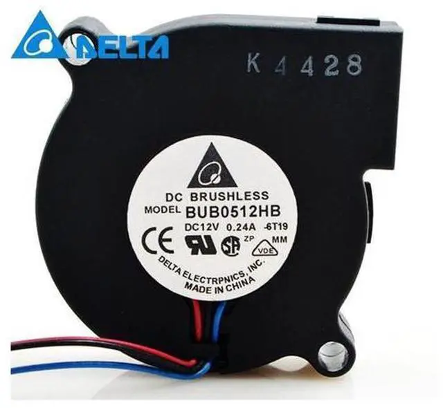 Main image of Delta BUB0512HB Double Ball Bearing Fan Blower Cooling Fan 5015 Centrifugal Fan