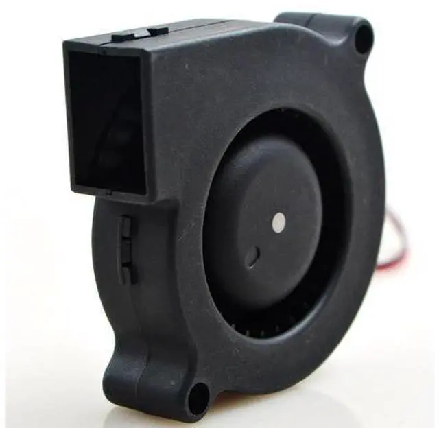 Alt view image 4 of 5 - Delta BUB0512HB Double Ball Bearing Fan Blower Cooling Fan 5015 Centrifugal Fan