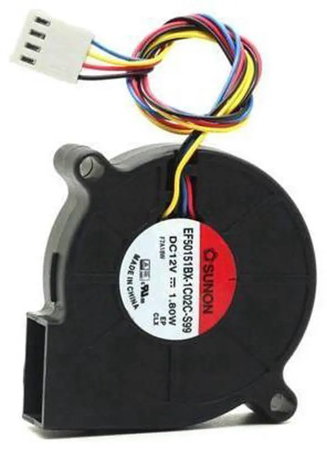 Alt view image 5 of 5 - 1pcs EF50151BX-1C02C-S99 5015 5cm 550*50*15mm fan 12V 1.8W Turbine Cooling Fan