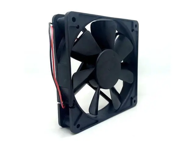 Alt view image 2 of 4 - 120mm fan New 12025 fan rdm1225b 12V computer power supply chassis cooling fan 12cm