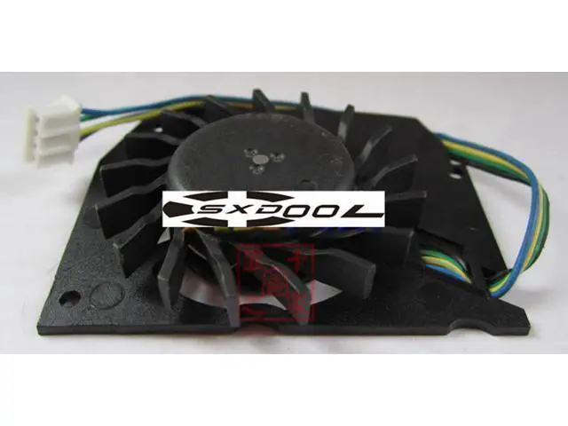 Alt view image 4 of 5 - For Leadtek Quadro K600 Q600 Graphics Card Cooling Fan MBT4412HF-W09 12V 0.24A 4-wire 4-pin