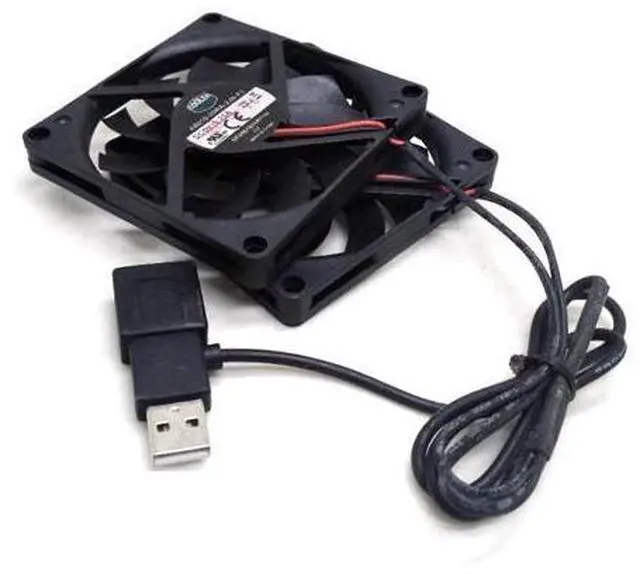 Main image of 2pcs/pair slim USB fan 80mm*10mm DC5V A8010-20RA-2JN-F1 5V 0.25A 8010 8CM Ultra-thin silence cooling fan