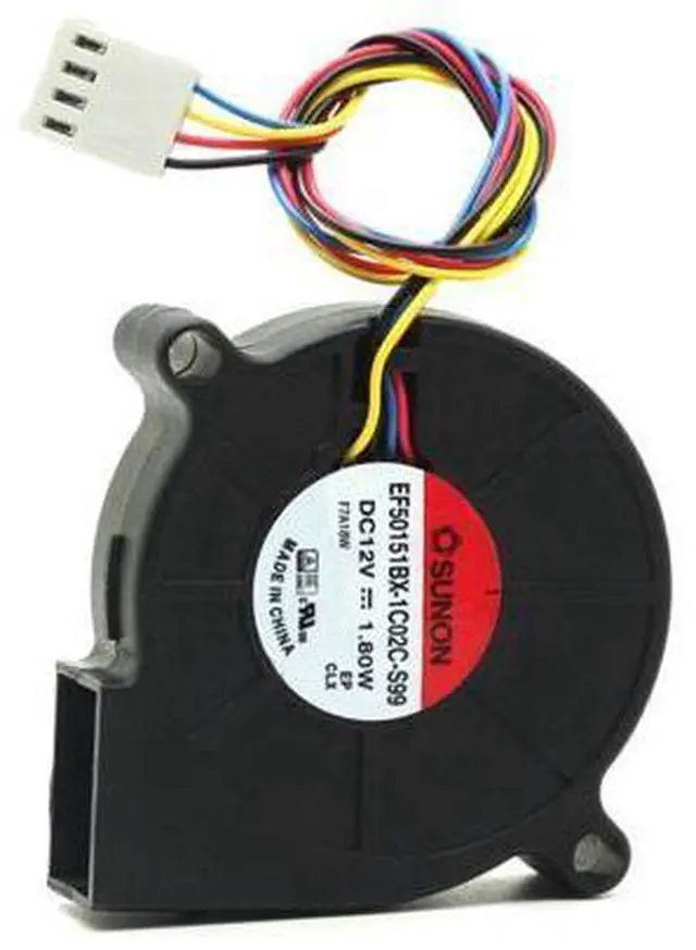 Alt view image 5 of 5 - 1pcs EF50151BX-1C02C-S99 5015 5cm 550*50*15mm fan 12V 1.8W Turbine Cooling Fan