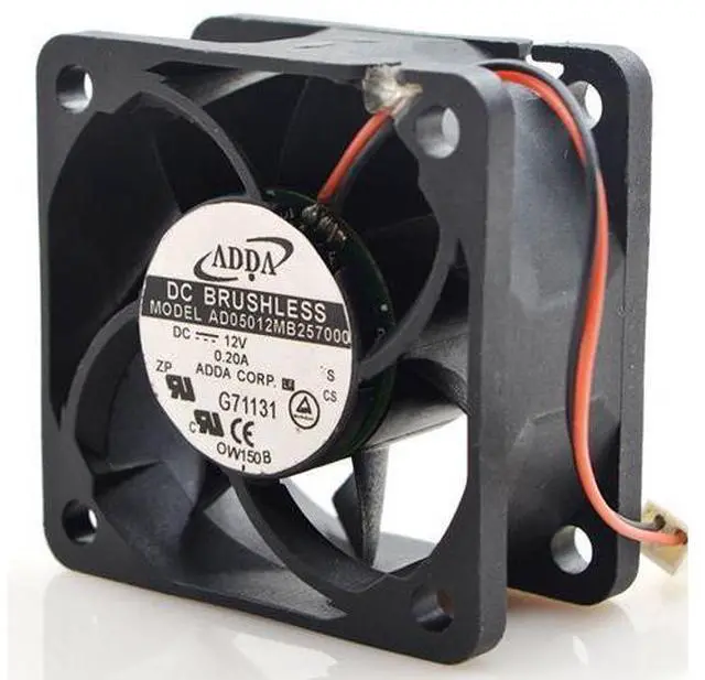Alt view image 2 of 4 - 1pcs AD05012MB257000 high air volume fan 12V 5025 5CM 0.20A Dual ball bearing cooling fan