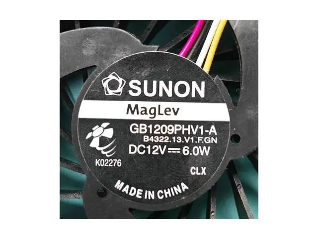 Alt view image 2 of 3 - CPU fan for SUNON GB1209PHV1-A B4322.13.V1.F.GN laptop cpu cooling fan cooler