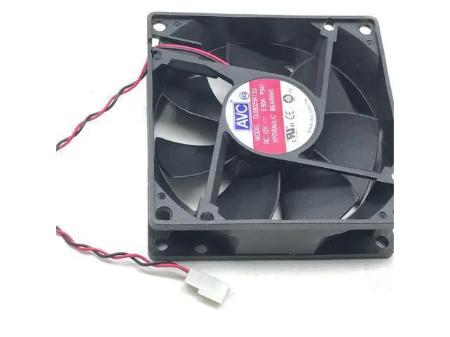 Alt view image 3 of 4 - AVC 8025 80mm x 80mm x 25mm DL08025R12U Hydraulic Bearing Cooler Cooling Fan 12V 0.50A 2Wire 2Pin Connector