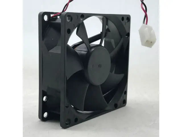 Alt view image 4 of 4 - AVC 8025 80mm x 80mm x 25mm DL08025R12U Hydraulic Bearing Cooler Cooling Fan 12V 0.50A 2Wire 2Pin Connector