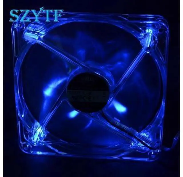 Main image of Blue or red pc fan 140mm pc case cooling fans Best silent quiet 14cm DC 12V 2Lines 4D plug computer coolers