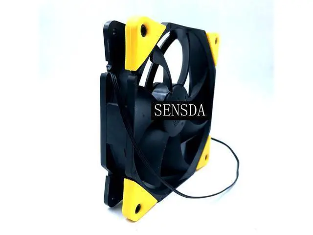 Alt view image 3 of 5 - New F123 computer case 12 V power supply fan Ultra-quiet 12 cm Cooling Fans hydraulic bearing speed 1200 super mute 47CFM