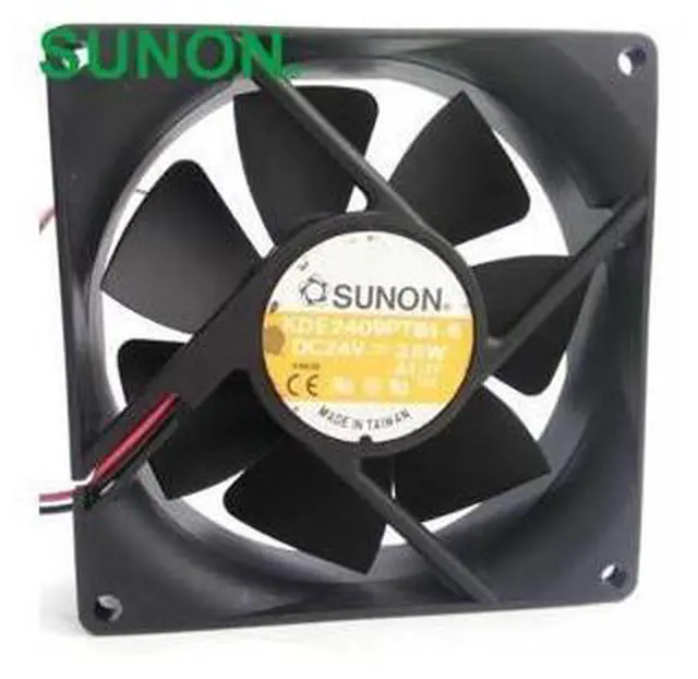 Main image of 1pcs KDE2409PTB1-6 90mm 9225 DC 24V 3.6W 2wrie cpu cooler heatsink axial Cooling Fan 9025 90x90x25mm