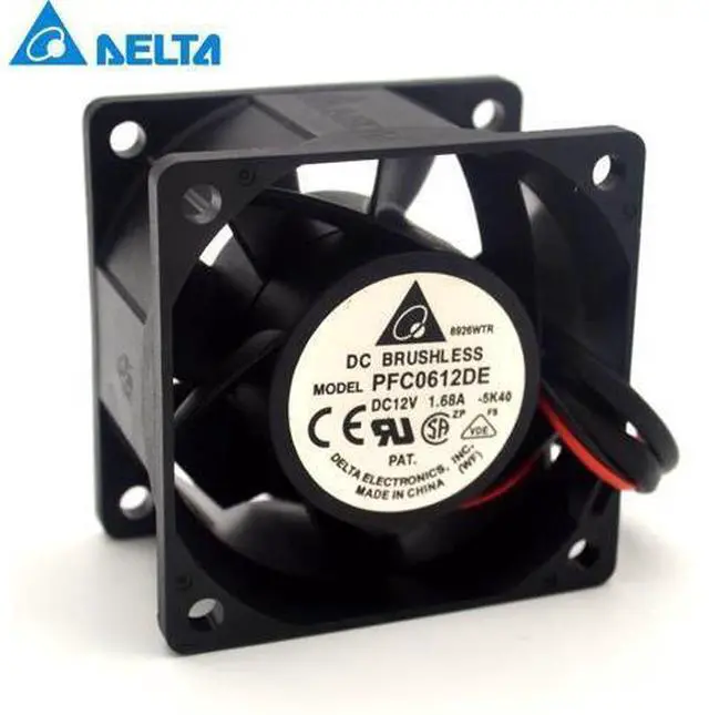 Main image of Delta PFC0612DE 12V 1.68A 6038 6CM high speed cooling fan server 60*60*38mm
