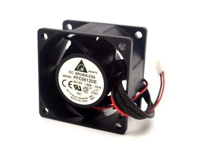 Alt view image 4 of 6 - Delta PFC0612DE 12V 1.68A 6038 6CM high speed cooling fan server 60*60*38mm