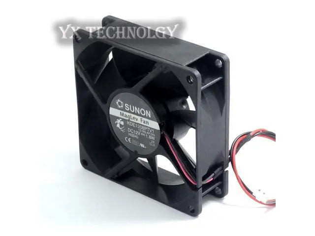 Alt view image 2 of 6 - SUNON KDE1208PTV1 12V 1.8W 8cm chassis power supply cooling fan