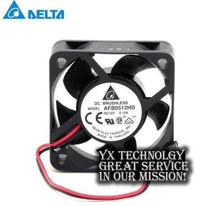 Main image of Delta 5CM AFB0512HD 12V 0.15A 5020 dual ball bearing cooling fan 50 * 50 * 20mm