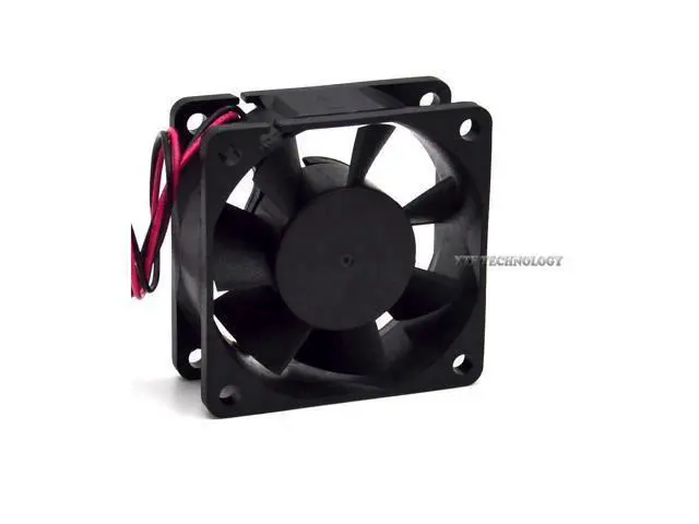 Alt view image 3 of 6 - ADDA Original AD0612HB-A70GL 6CM 6025 dual ball bearing cooling fan 12V 0.23A 2 line