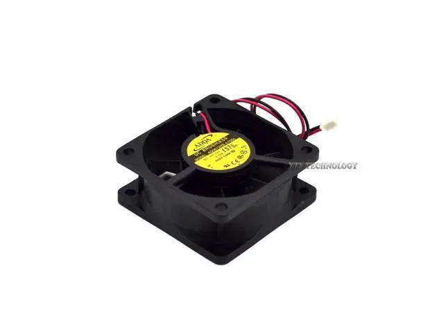 Alt view image 5 of 6 - ADDA Original AD0612HB-A70GL 6CM 6025 dual ball bearing cooling fan 12V 0.23A 2 line
