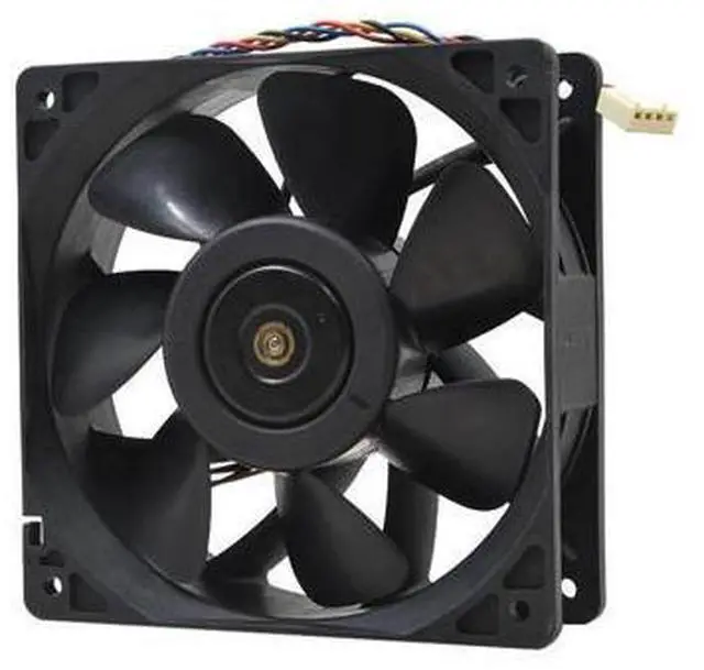 Alt view image 5 of 5 - 1pcs QFR1212GHE QFR1212GHE-PWM 4P 12V 2.7A 12038 Server cooling fan 74Y5220 120*120*38mm for Bitcoin Miner