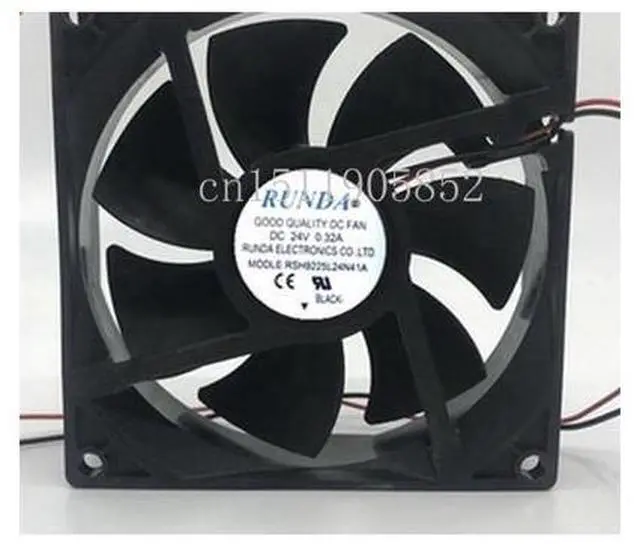 Main image of RSH9225L24N41A DC 24V 0.32A 92x92x25mm 2-Wire Server Cooling Fan
