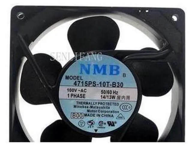Main image of 4715PS-10T-B30 E06 Server Square Cooling Fan AC 100V 15W 120x120x38mm 2-wire