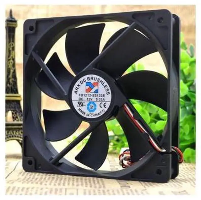 Main image of ARX DC FD1212-S3133E 12V 0.32A Power supply Silent cooling fan