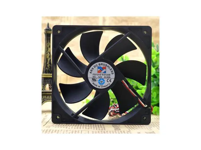 Alt view image 2 of 3 - ARX DC FD1212-S3133E 12V 0.32A Power supply Silent cooling fan