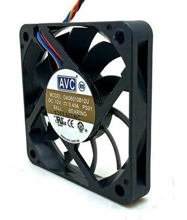 Alt view image 3 of 4 - 1pcs DA06010B12U 10mm thickness 6010 12V 0.40A 60 * 60 * 10MM ultra-thin air volume cooling fan