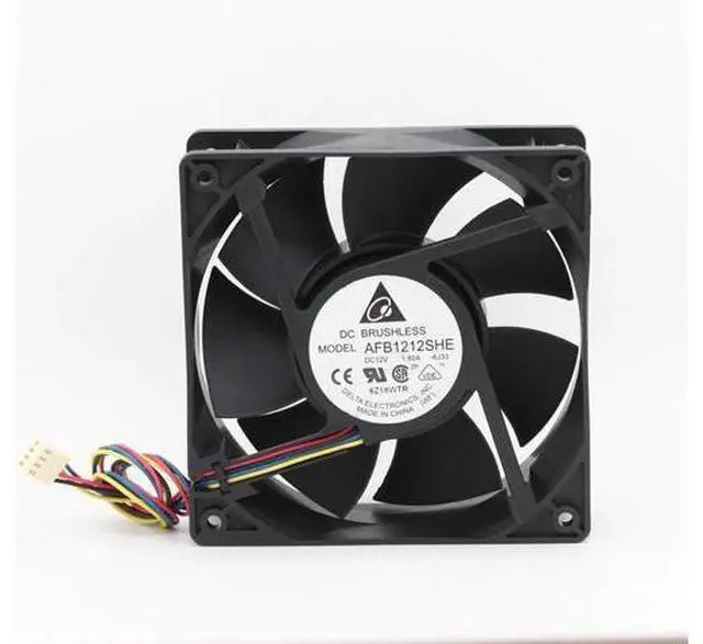 Main image of for delta AFB1212SHE 12038 12cm 1.6A 12v 4wire PWM cooling fan 120*120*38mm