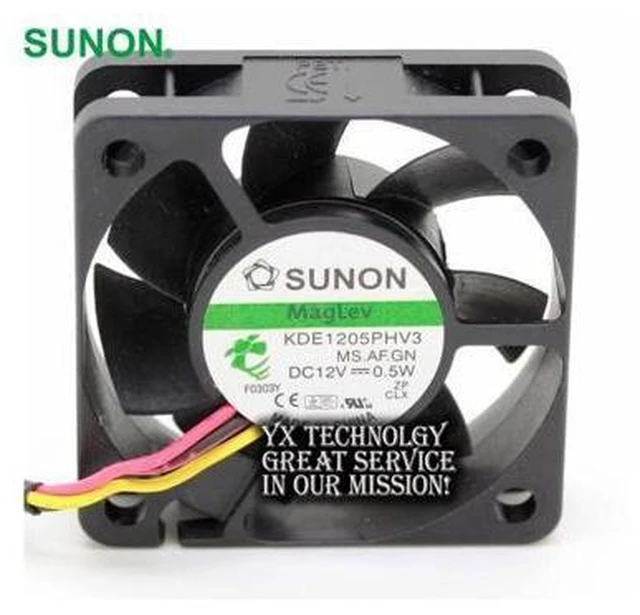 Main image of SUNON Original KDE1205PHV3 5015 5cm 0.5W 12V Maglev quiet fan
