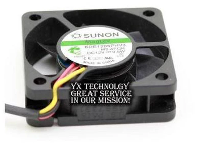 Alt view image 2 of 6 - SUNON Original KDE1205PHV3 5015 5cm 0.5W 12V Maglev quiet fan